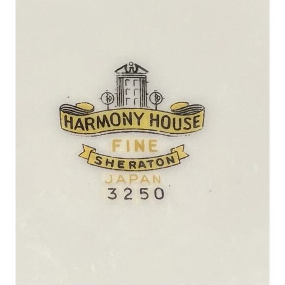 7 Vintage 5 1/2” Sheraton Fruit Berry Bowls Harmony House Fine China Sears #3250 - Picture 4 of 4